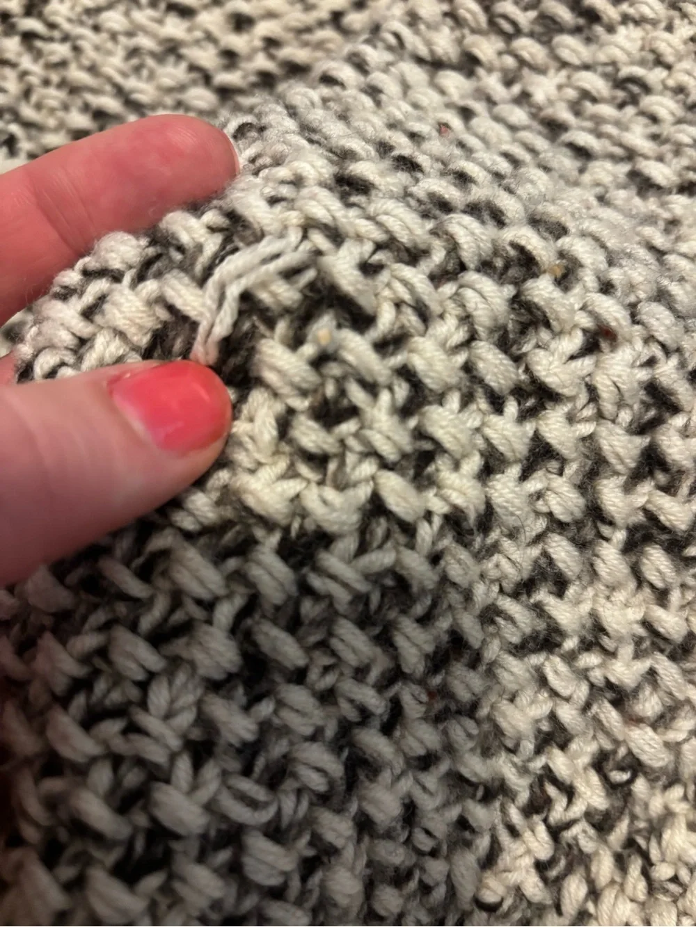 JCrew hand knit heavy knit sweater medium